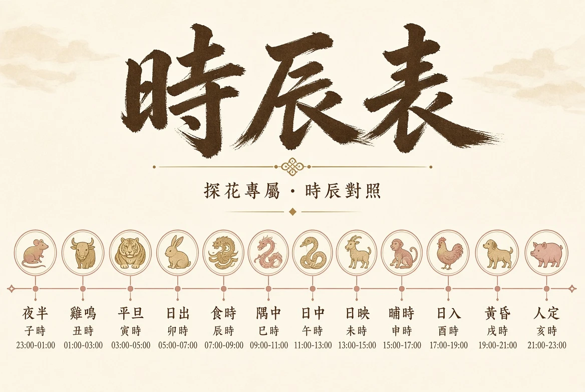 时辰表整理进度